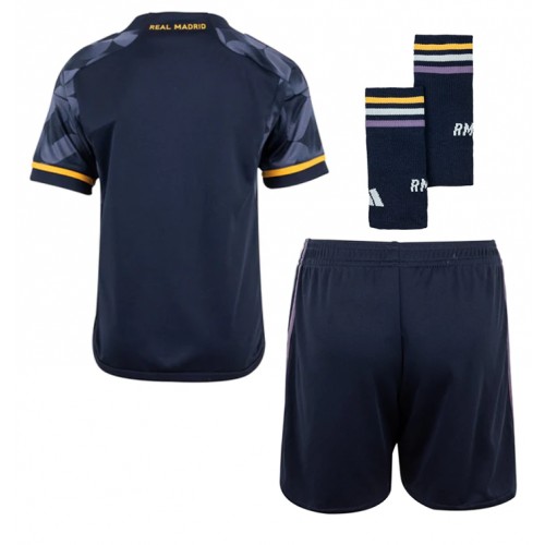 Maillot de foot Real Madrid Extérieur enfant 2023-24 Manches Courte (+ pantalon court)